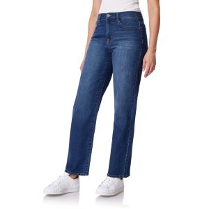 Women's Black Five-Pocket Jeans